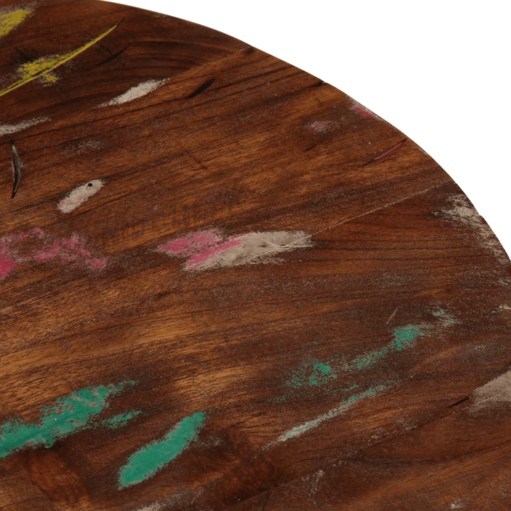 Table Top Ø 60x1.5 cm Round Solid Wood Reclaimed