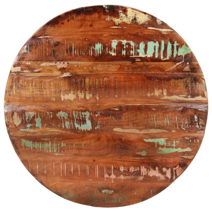 Table Top Ø 90x3.8 cm Round Solid Wood Reclaimed