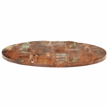 Table Top Ø 90x3.8 cm Round Solid Wood Reclaimed