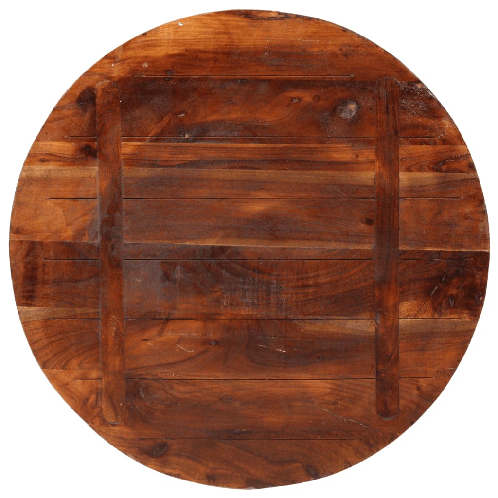 Table Top Ø 90x3.8 cm Round Solid Wood Reclaimed
