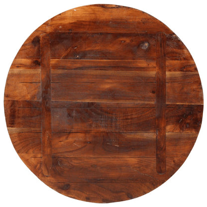 Table Top Ø 90x3.8 cm Round Solid Wood Reclaimed