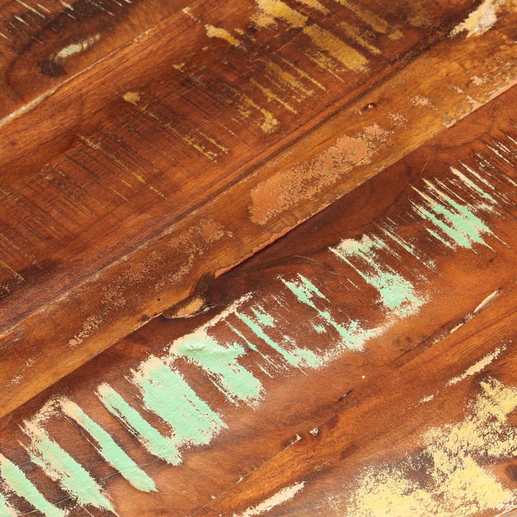 Table Top Ø 90x3.8 cm Round Solid Wood Reclaimed