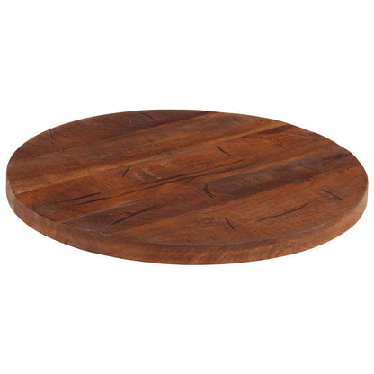 Table Top Ø 40x2.5 cm Round Solid Wood Reclaimed
