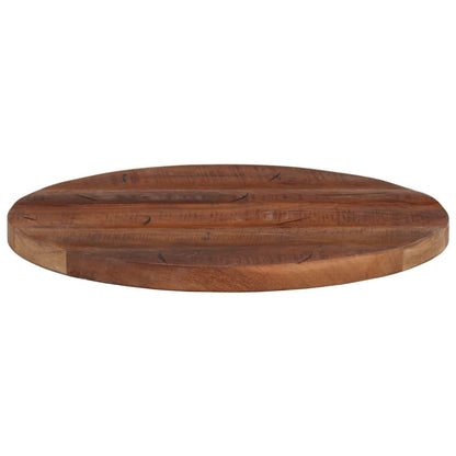 Table Top Ø 40x2.5 cm Round Solid Wood Reclaimed