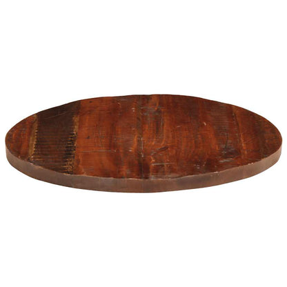 Table Top Ø 90x3.8 cm Round Solid Wood Reclaimed