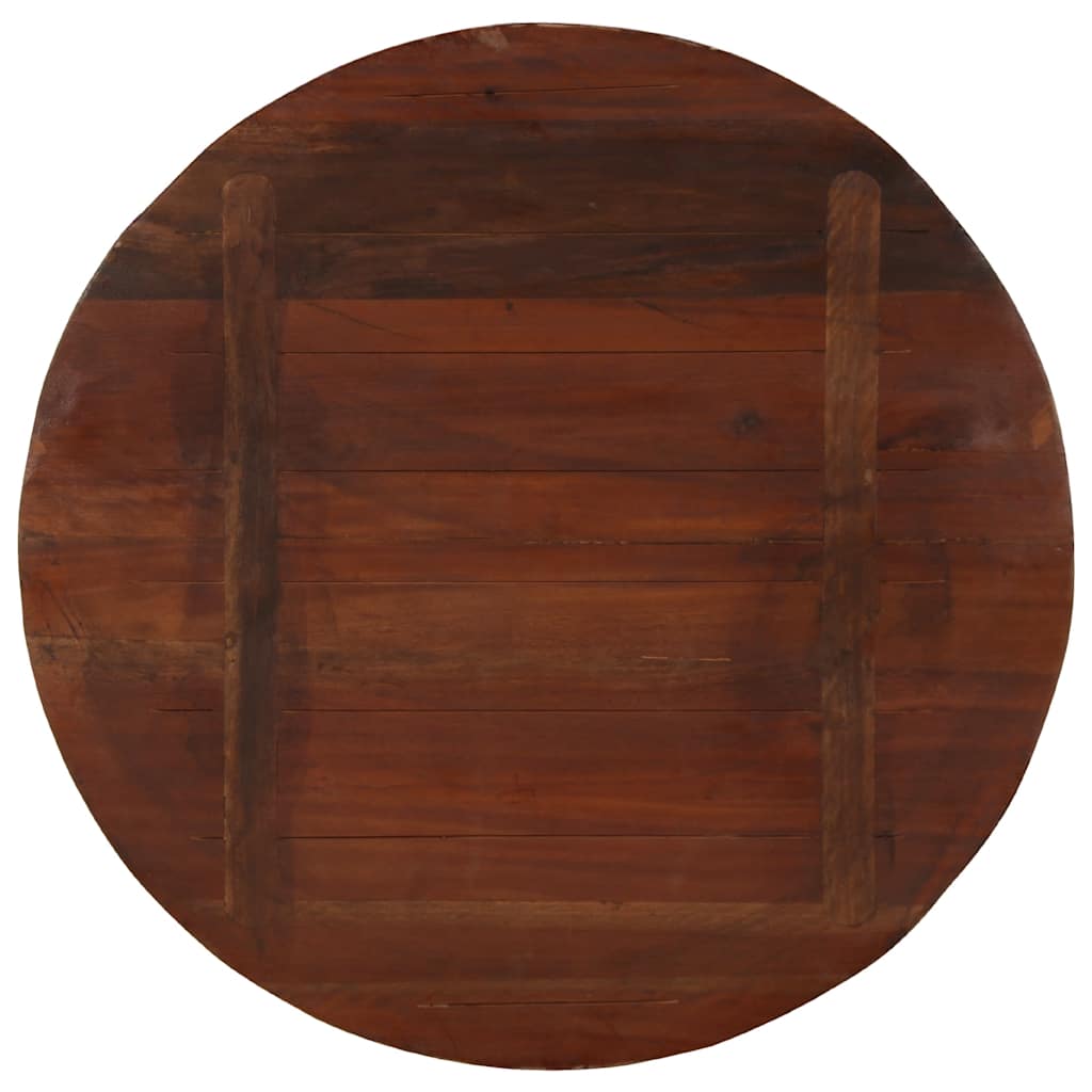 Table Top Ø 90x3.8 cm Round Solid Wood Reclaimed