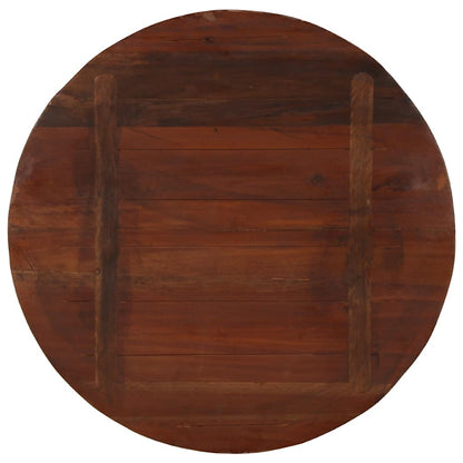 Table Top Ø 90x3.8 cm Round Solid Wood Reclaimed