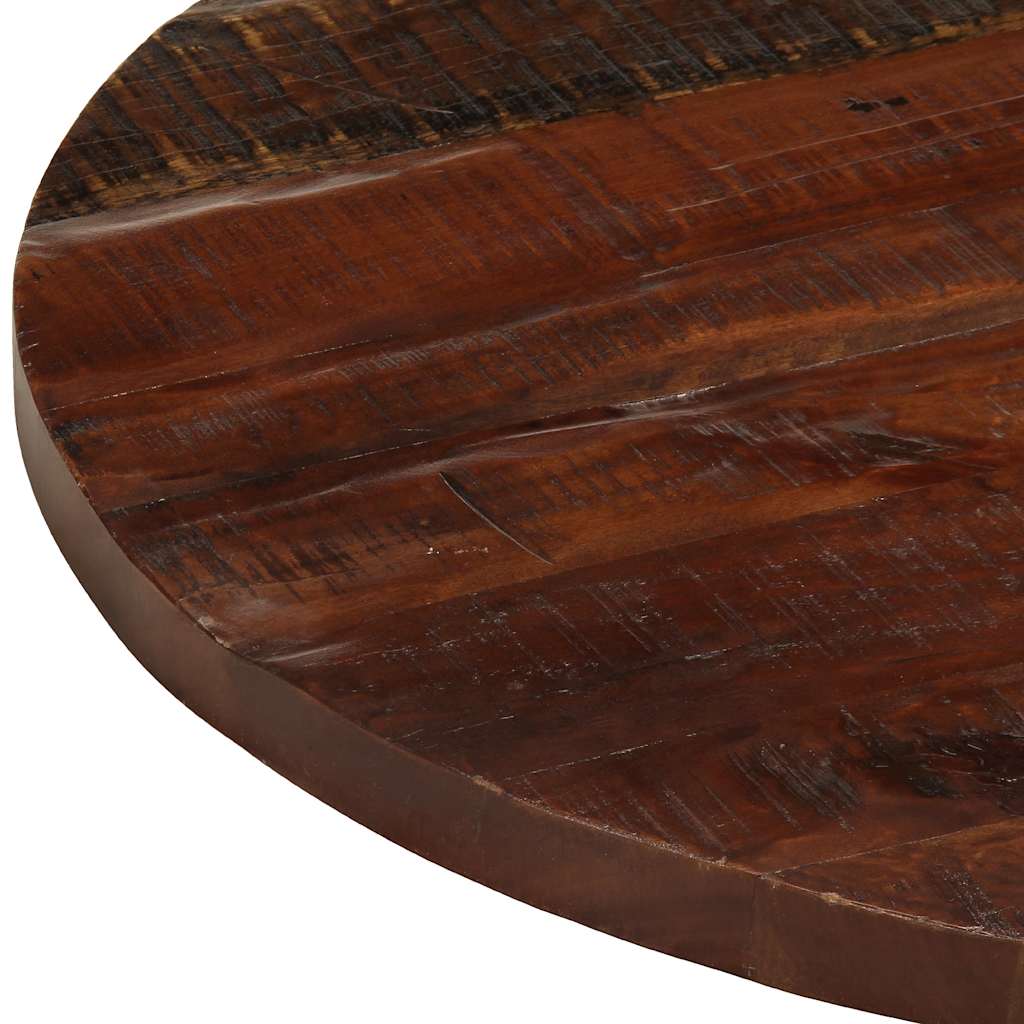 Table Top Ø 90x3.8 cm Round Solid Wood Reclaimed