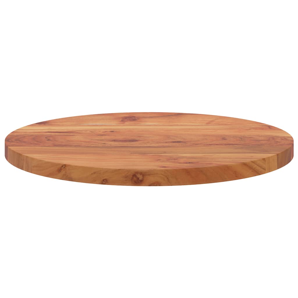 Table Top Ø40x2.5 cm Round Solid Wood Acacia