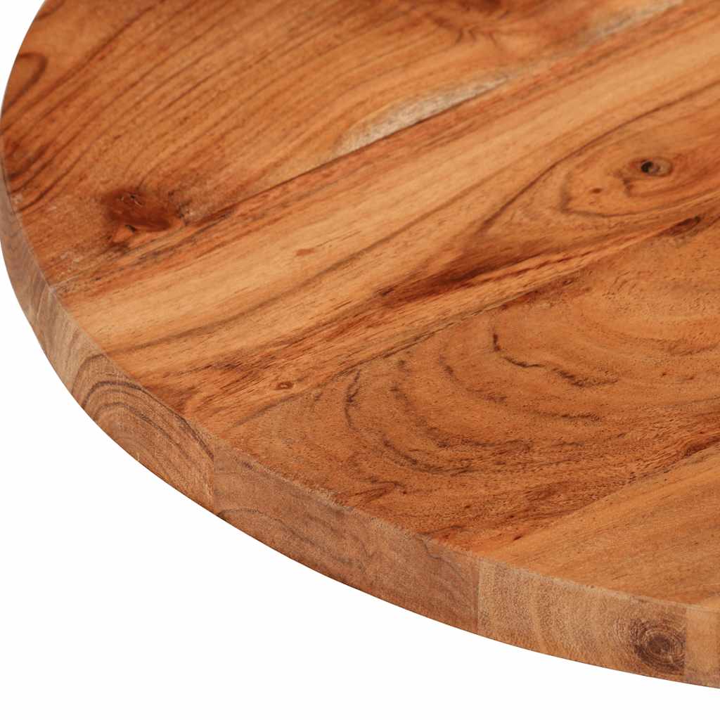 Table Top Ø40x2.5 cm Round Solid Wood Acacia