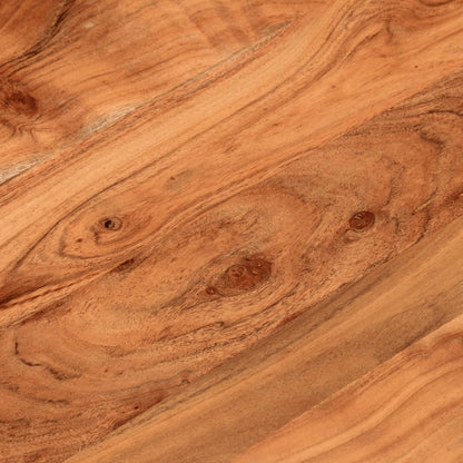 Table Top Ø60x3.8 cm Round Solid Wood Acacia