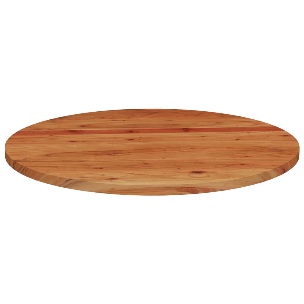 Table Top Ø70x2.5 cm Round Solid Wood Acacia
