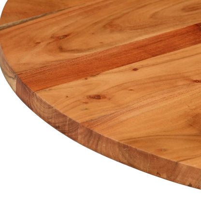Table Top Ø70x2.5 cm Round Solid Wood Acacia