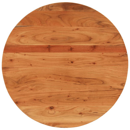 Table Top Ø70x3.8 cm Round Solid Wood Acacia