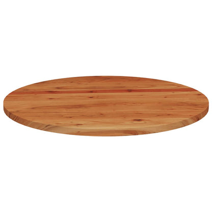 Table Top Ø70x3.8 cm Round Solid Wood Acacia