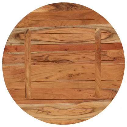 Table Top Ø70x3.8 cm Round Solid Wood Acacia