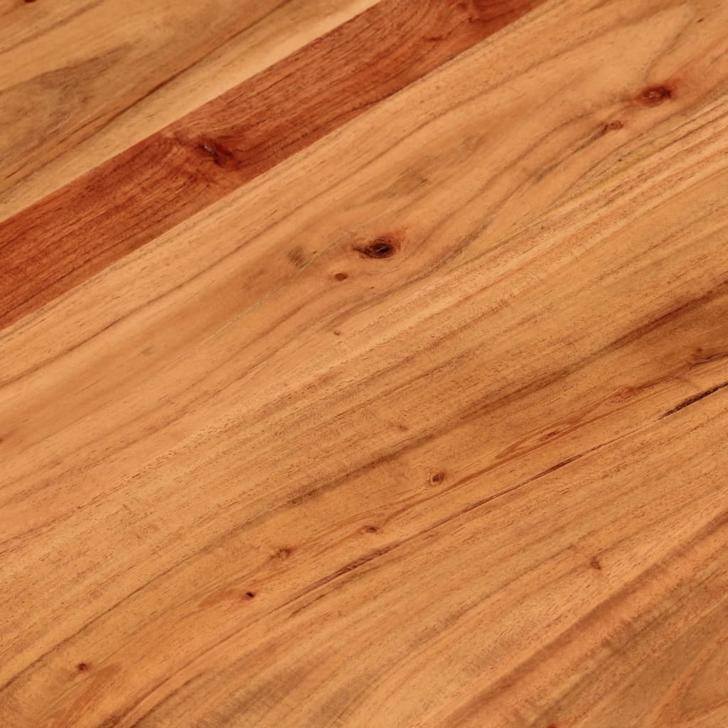 Table Top Ø90x2.5 cm Round Solid Wood Acacia