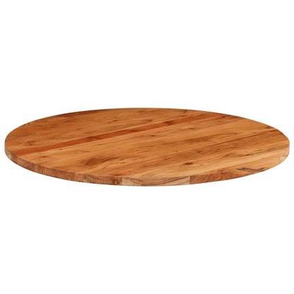 Table Top Ø90x3.8 cm Round Solid Wood Acacia