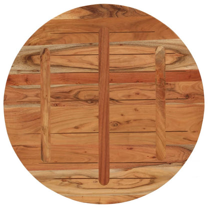 Table Top Ø90x3.8 cm Round Solid Wood Acacia