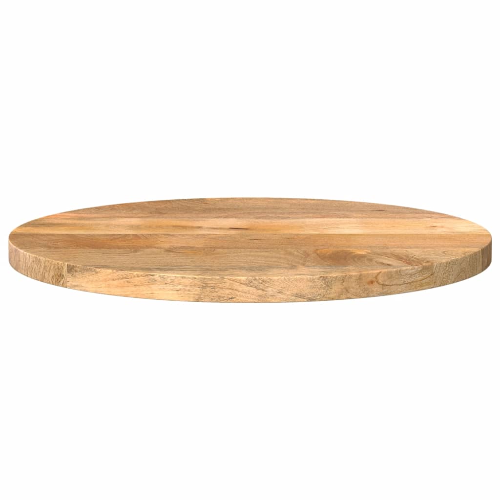 Table Top Ø 40x2.5 cm Round Solid Wood Mango