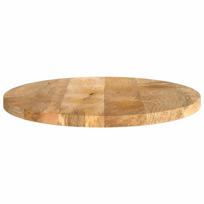 Table Top Ø 40x2.5 cm Round Solid Wood Mango