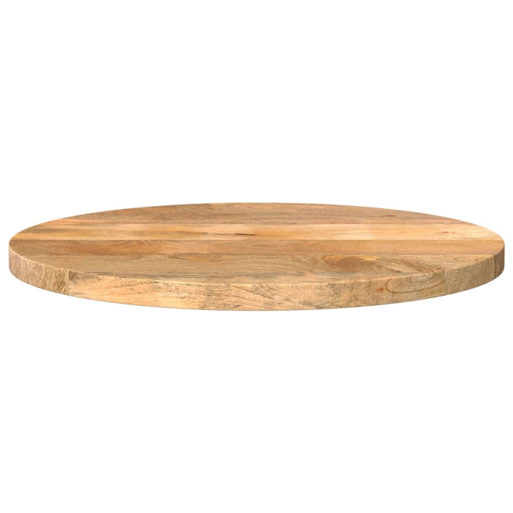 Table Top Ø 60x2.5 cm Round Solid Wood Mango
