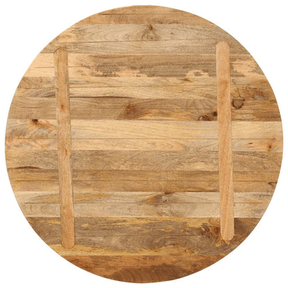 Table Top Ø 70x2.5 cm Round Solid Wood Mango