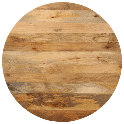 Table Top Ø 70x3.8 cm Round Solid Wood Mango