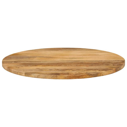 Table Top Ø 70x3.8 cm Round Solid Wood Mango