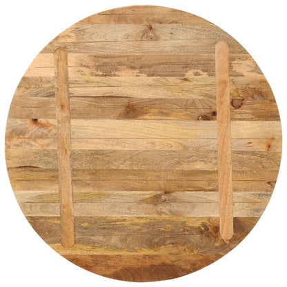 Table Top Ø 70x3.8 cm Round Solid Wood Mango