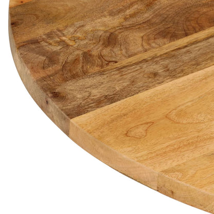 Table Top Ø 70x3.8 cm Round Solid Wood Mango