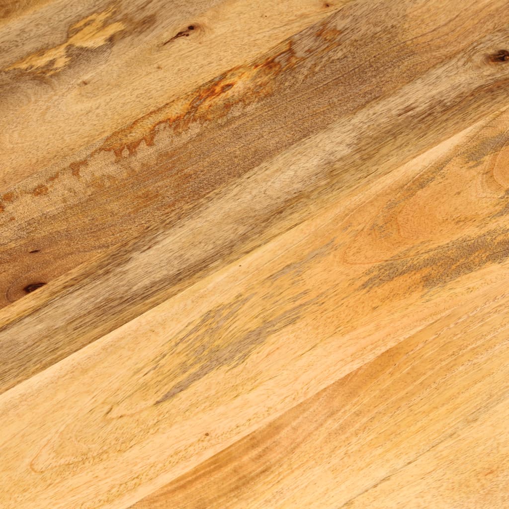 Table Top Ø 70x3.8 cm Round Solid Wood Mango