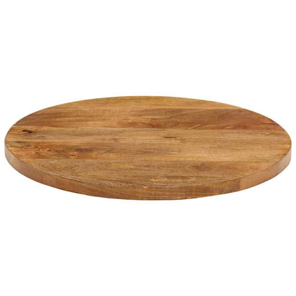 Table Top Ø 40x2.5 cm Round Solid Wood Mango