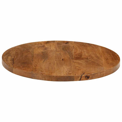 Table Top Ø 40x2.5 cm Round Solid Wood Mango
