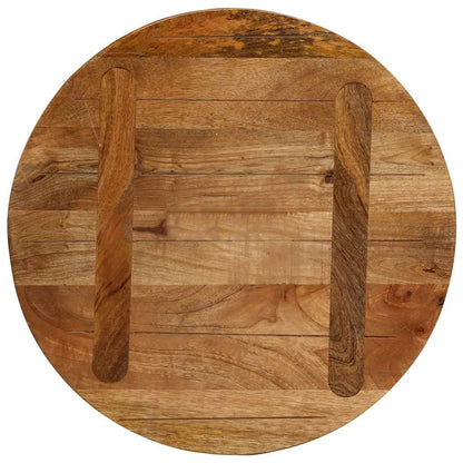 Table Top Ø 40x2.5 cm Round Solid Wood Mango