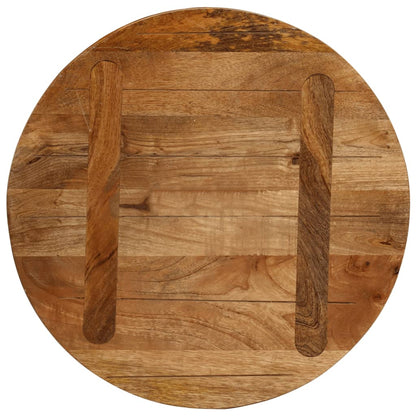 Table Top Ø 40x3.8 cm Round Solid Wood Mango