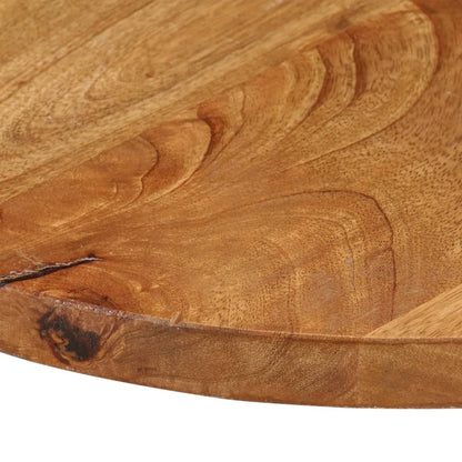 Table Top Ø 40x3.8 cm Round Solid Wood Mango