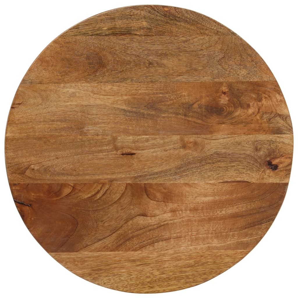 Table Top Ø 50x2.5 cm Round Solid Wood Mango