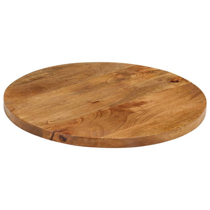 Table Top Ø 50x2.5 cm Round Solid Wood Mango