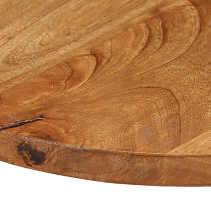 Table Top Ø 50x2.5 cm Round Solid Wood Mango