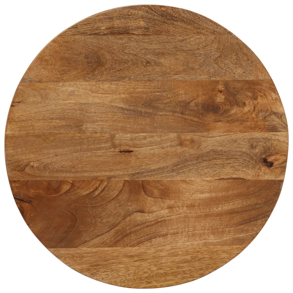 Table Top Ø 50x3.8 cm Round Solid Wood Mango