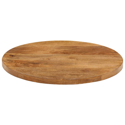 Table Top Ø 50x3.8 cm Round Solid Wood Mango