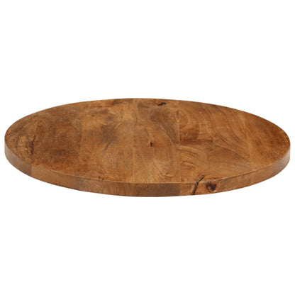 Table Top Ø 50x3.8 cm Round Solid Wood Mango
