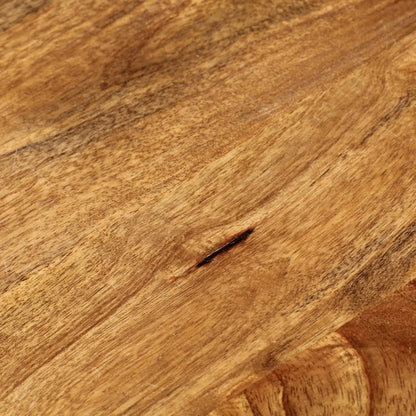 Table Top Ø 50x3.8 cm Round Solid Wood Mango
