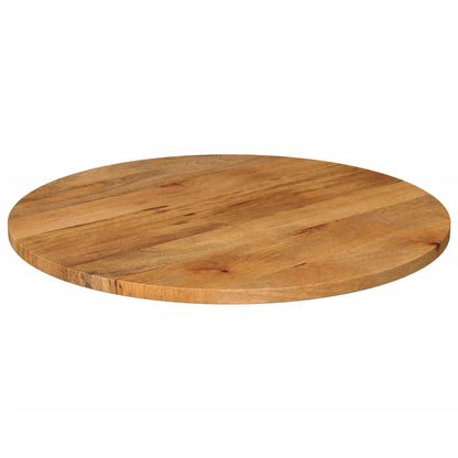 Table Top Ø 70x3.8 cm Round Solid Wood Mango