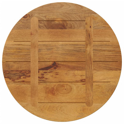 Table Top Ø 70x3.8 cm Round Solid Wood Mango