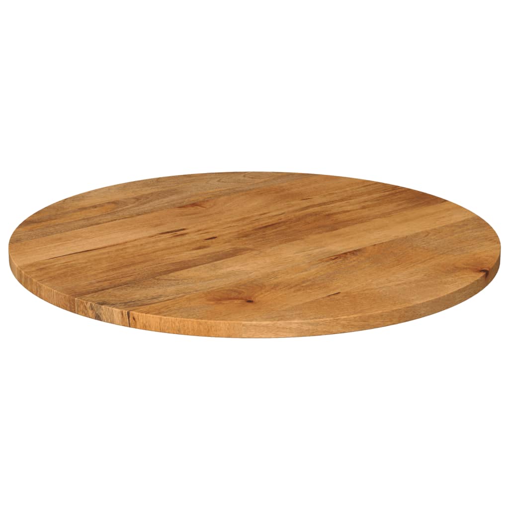Table Top Ø 90x3.8 cm Round Solid Wood Mango
