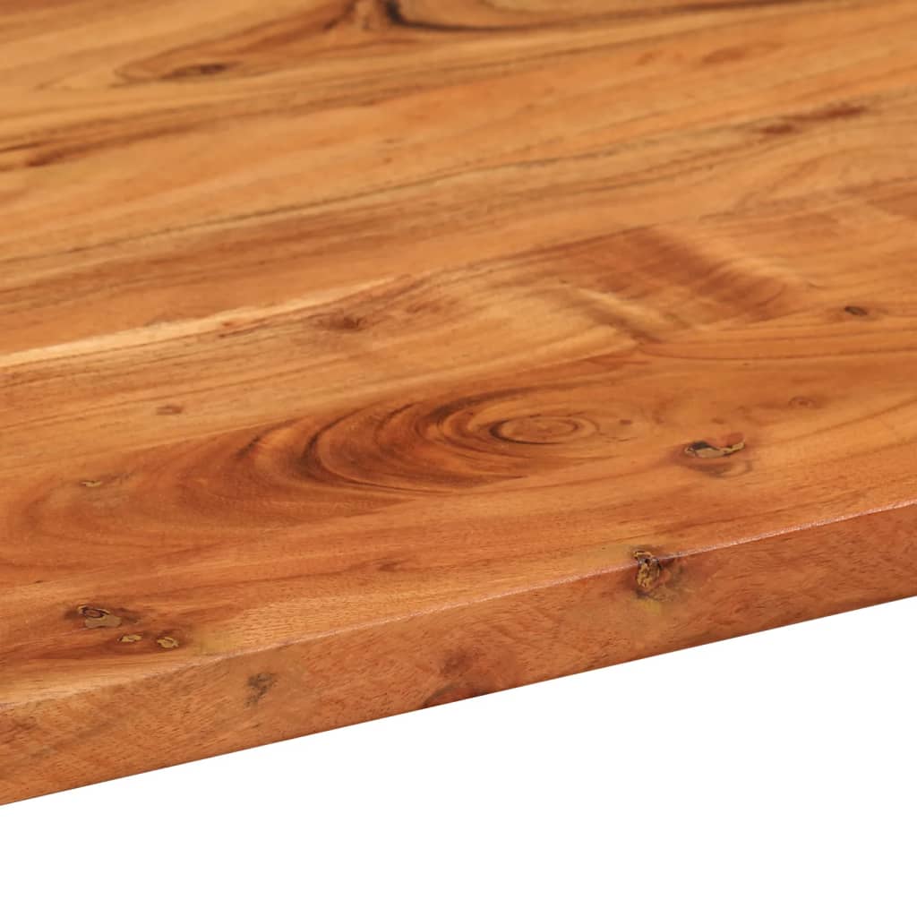 Table Top 110x40x2.5 cm Oval Solid Wood Acacia
