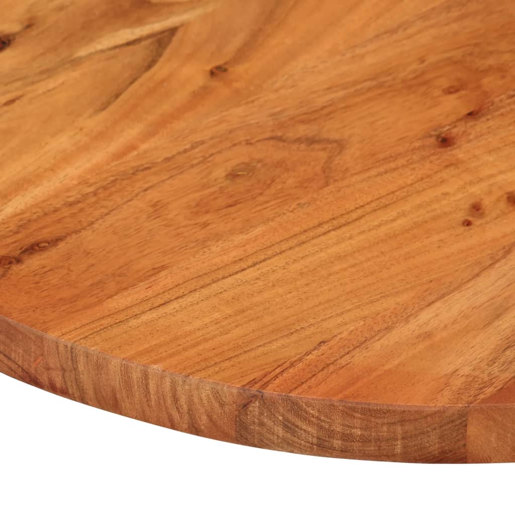 Table Top 120x50x3.8 cm Oval Solid Wood Acacia
