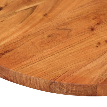Table Top 140x50x3.8 cm Oval Solid Wood Acacia